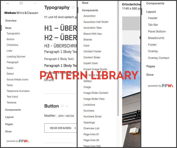 Pattern Library Mobau Wirtz Classen