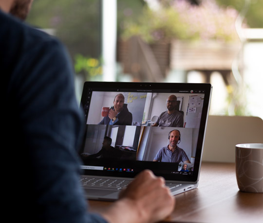Microsoft Teams Meeting aus dem Homeoffice