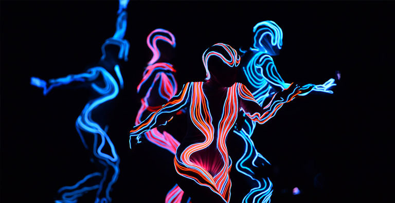 Life Show - Tänzer mit LED Anzügen